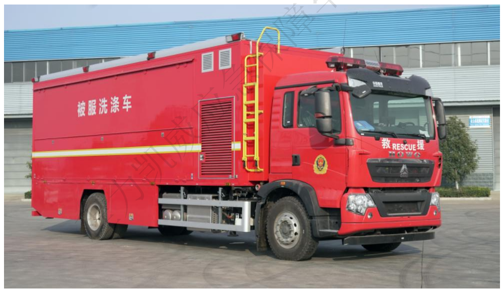 重汽豪沃被服洗涤车