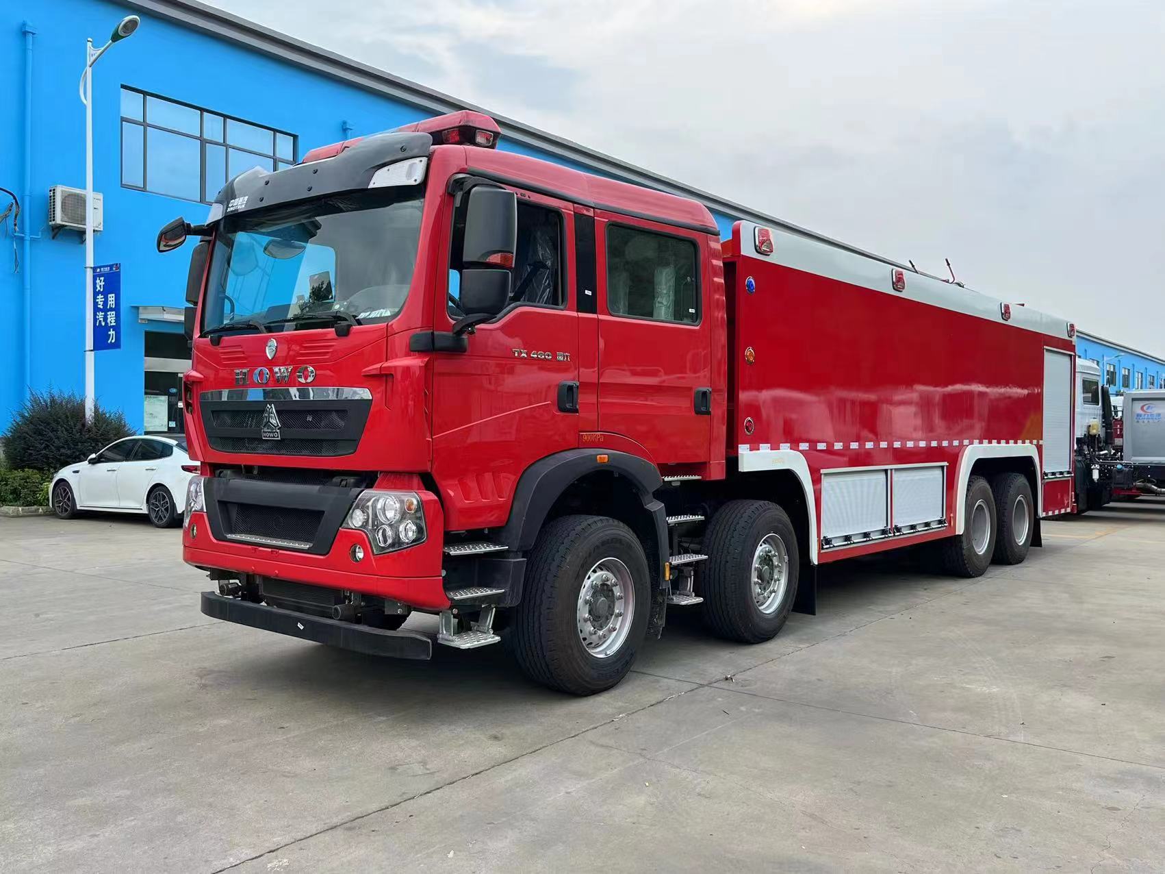 豪沃25吨泡沫消防车